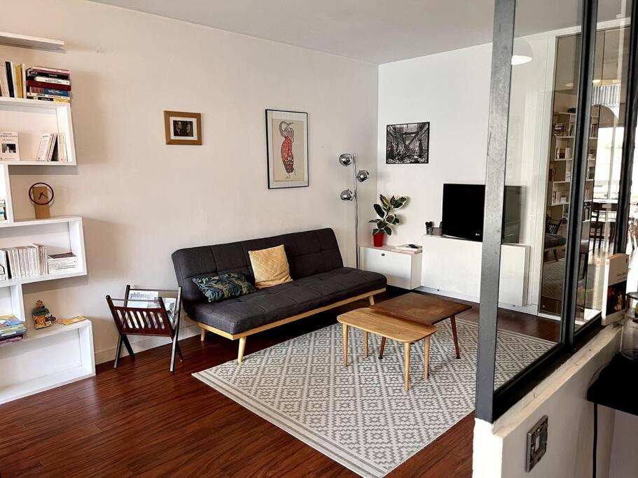 Paris : Appartement Familial Avec Parking Prive Clichy Exterior foto