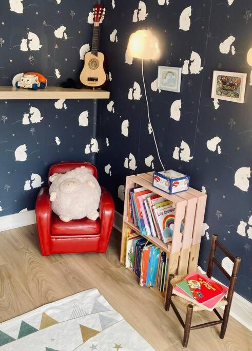 Paris : Appartement Familial Avec Parking Prive Clichy Exterior foto