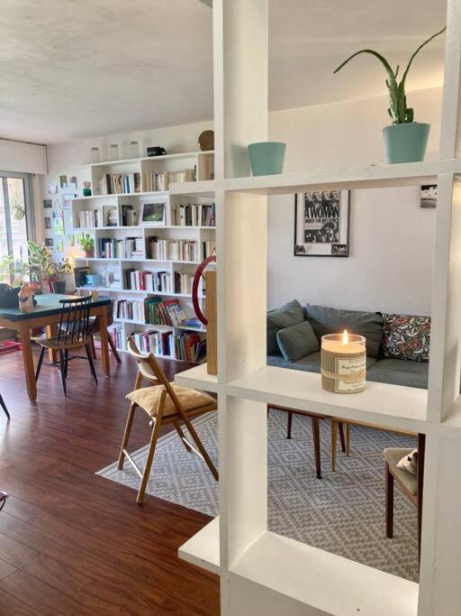 Paris : Appartement Familial Avec Parking Prive Clichy Exterior foto